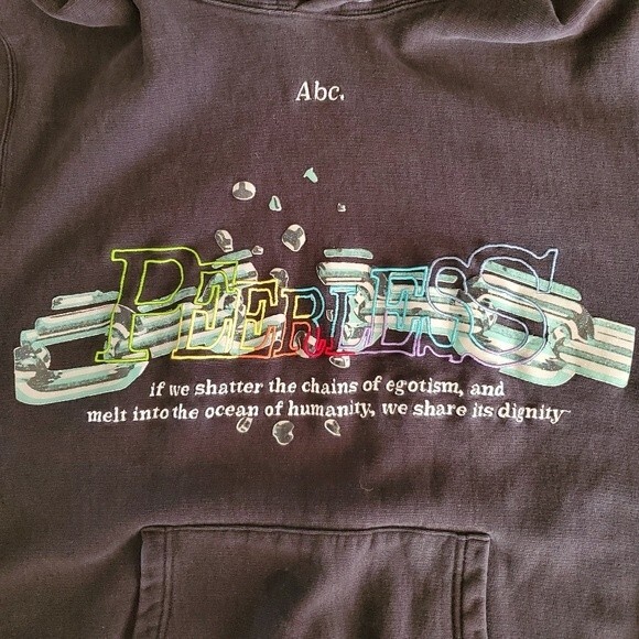 A.B.C. Advisory Board Crystals Peerless Pullover Embroidered Black Hoodie L / XL - Picture 1 of 16